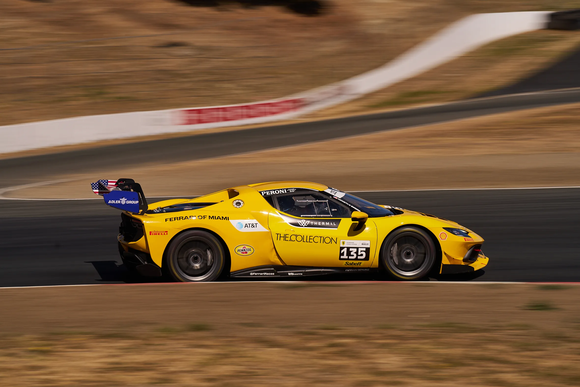 Ferrari Challenge 16 Ken 135 car Sonoma
